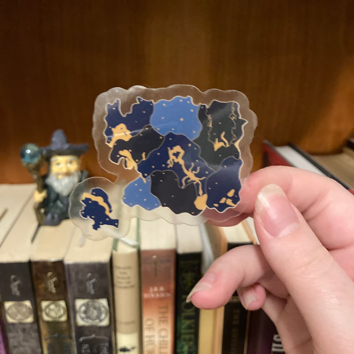 Fantasy Map 2 Inch Waterproof Clear Vinyl Sticker