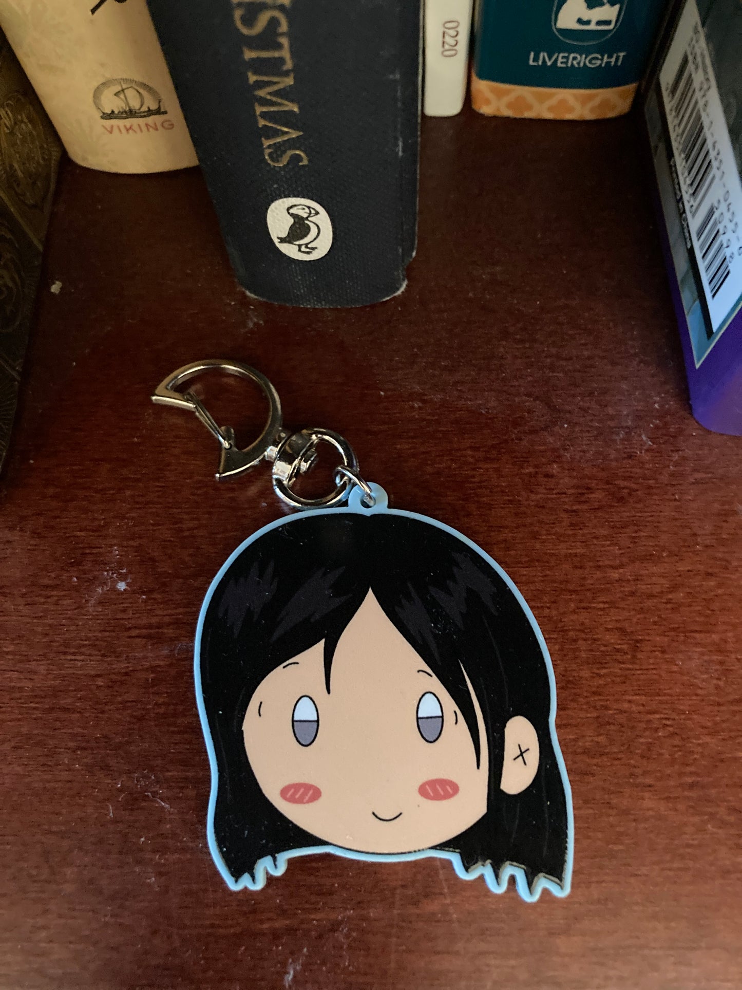 Cute Werewolf 2.5” Pastel Blue Acrylic Charm