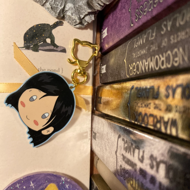 Cute Werewolf 2.5” Pastel Blue Acrylic Charm