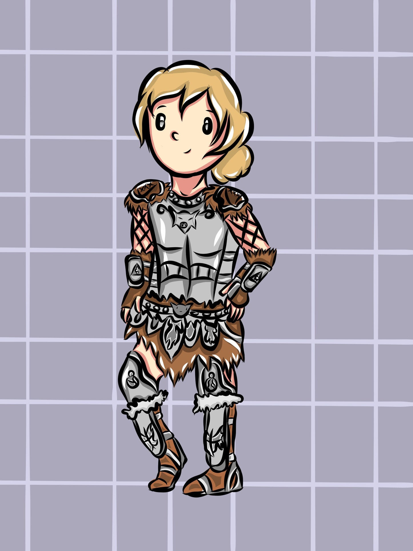 Wolf Pattern Steel Armor 3 Inch Clear Vinyl Sticker