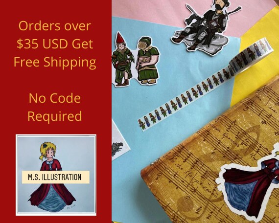 Hello There Waving Dark Elf Glitter Sticker