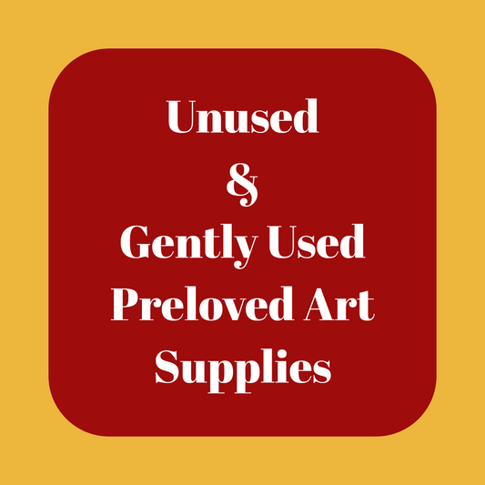 Unused & Gently Used Preloved Art Supplies