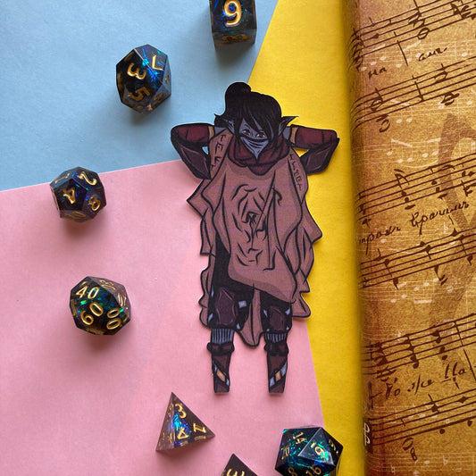 Dark Elf Sorceress Armor Matte Paper Sticker