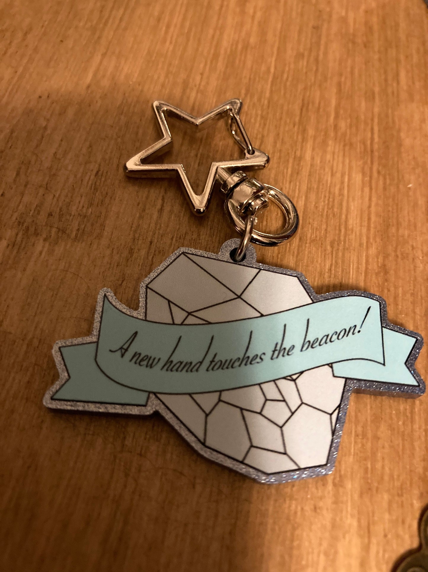 Beacon Glitter Acrylic Keychain