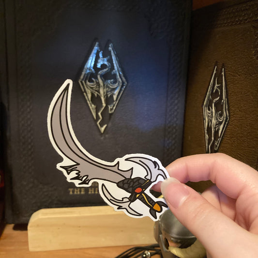 Enchanted Sword 3 Inch Waterproof Vinyl Sticker