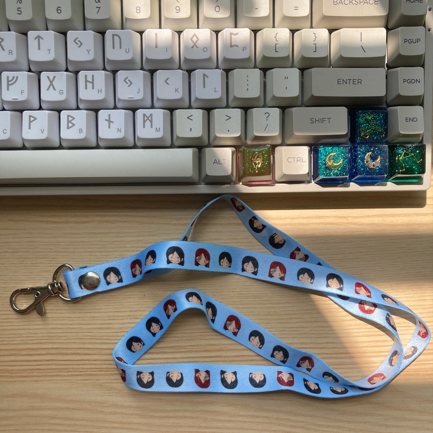 Chibi Companions Video Game Lanyard